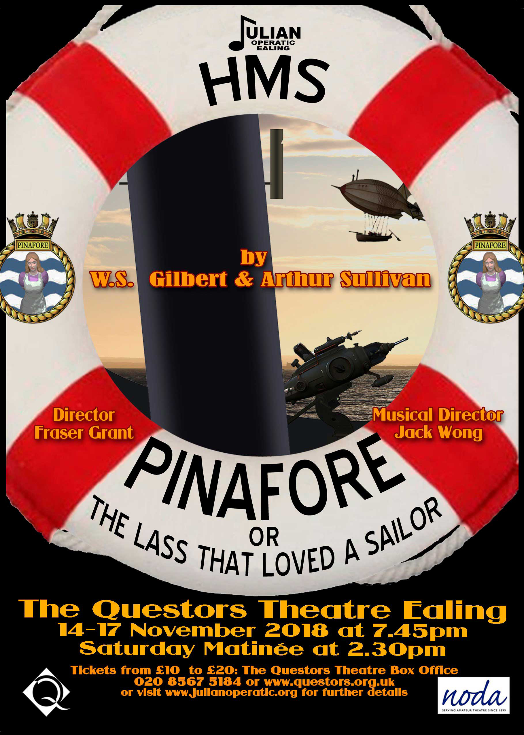 Pinafore 18 handbill