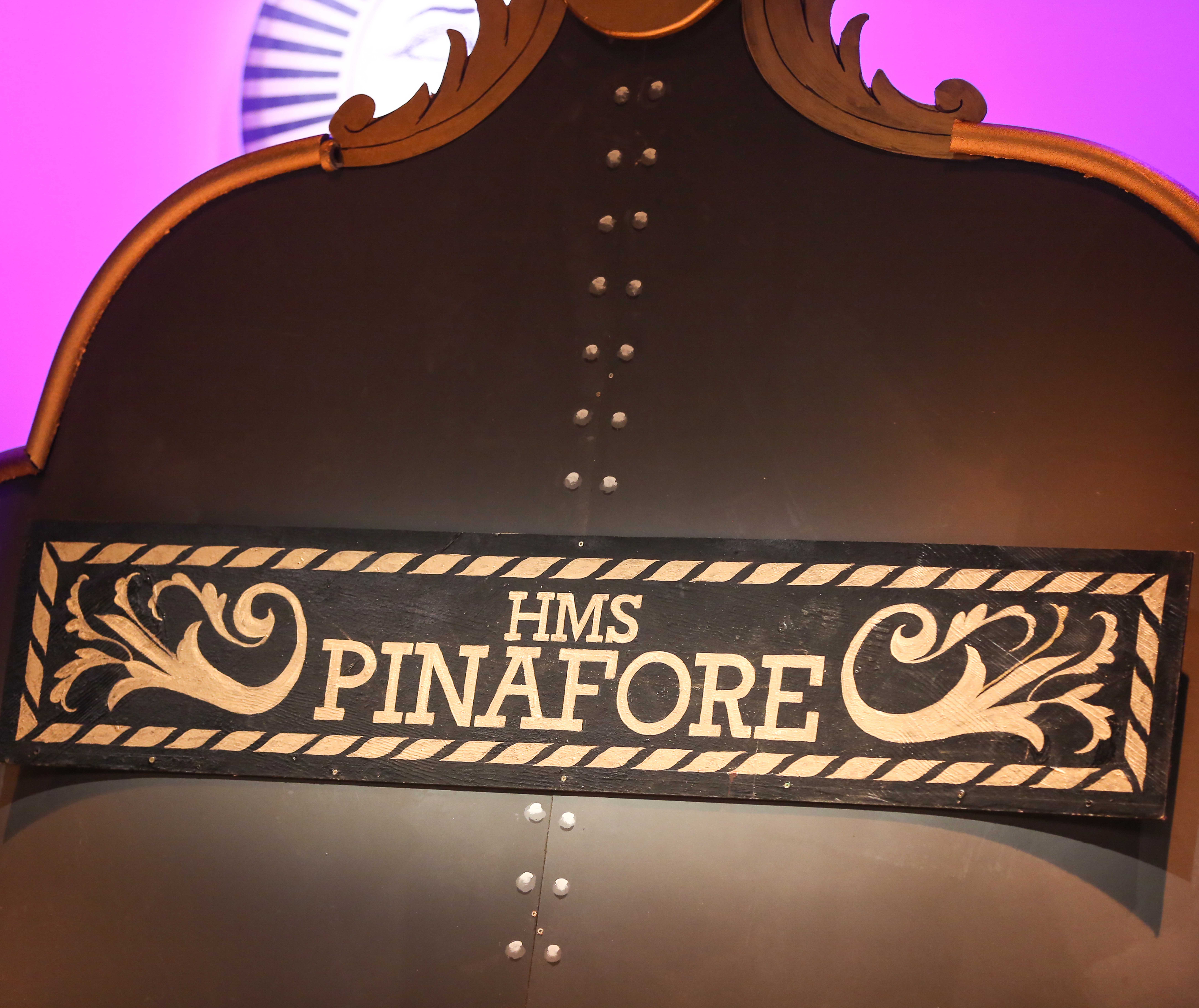 Pinafore name-plate